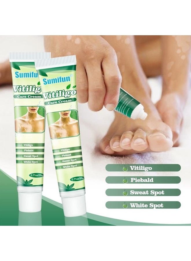 Sumifun - Vitiligo Cream, Vitiligo Care Cream for Skin Vitiligo, Psoriasis, Leukoplakia - Reduces White Spots on Skin, Pigmentation regulating and Improve Skin Pigmentation - 6 Counts - Image 1