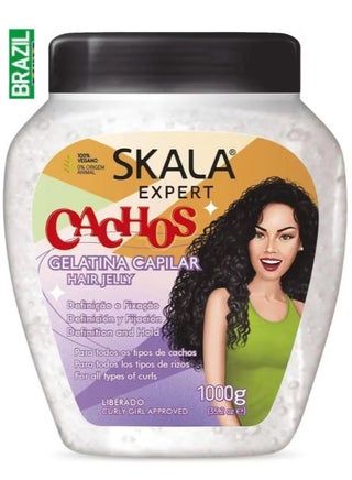 Skala Cachos Brazilian Hair Jelly, 1000g - Define & Enhance Curls with Long-Lasting Hold - pzsku/ZA29A5F13E6C6220E5615Z/45/_/1734335186/4173f69b-3bcc-4bc6-94d3-6e327d4685d6