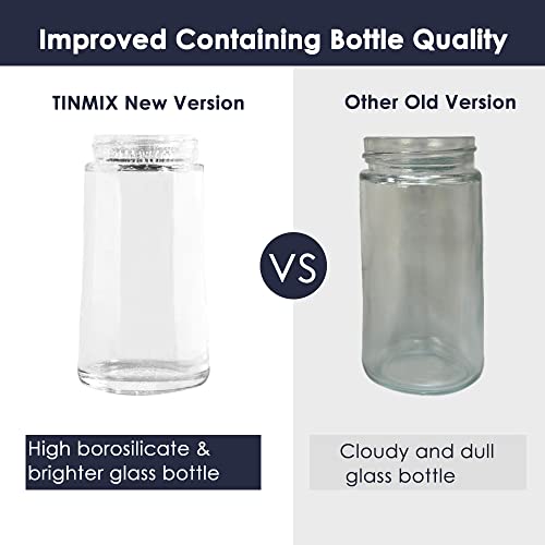 TINMIX Oil Dispenser Bottle with Silicone Basting Brush - Kitchen Olive Oil Bottle for Cooking Vinegar Sauce BBQ Grill Frying Baking, Kitchen Aid, T-OB21S, Grey - Image 4
