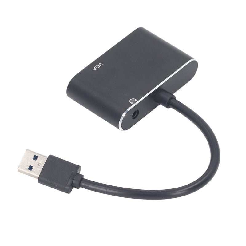 اتش دي ام اي محول USB 3.0 إلى HD VGA مزدوج الواجهة من الفولاذ المقاوم للصدأ - محول USB 3.0 إلى فيديو بدقة Full HD 1080P لإعداد الشاشة المزدوجة - Image 5