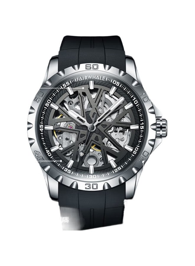 FAIRWHALE Twin Star Automatic Mechanical Watch For Men, Waterproof Sports Student Watch, Valentine'S Day Gift For Boyfriend - Image 1
