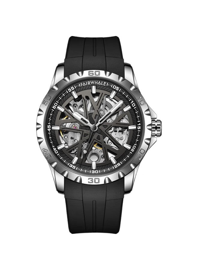 FAIRWHALE Twin Star Automatic Mechanical Watch For Men, Waterproof Sports Student Watch, Valentine'S Day Gift For Boyfriend - Image 3