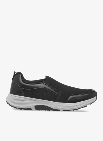 LBL by Shoexpress Men Panelled Slip-On Loafers with Pull Tabs