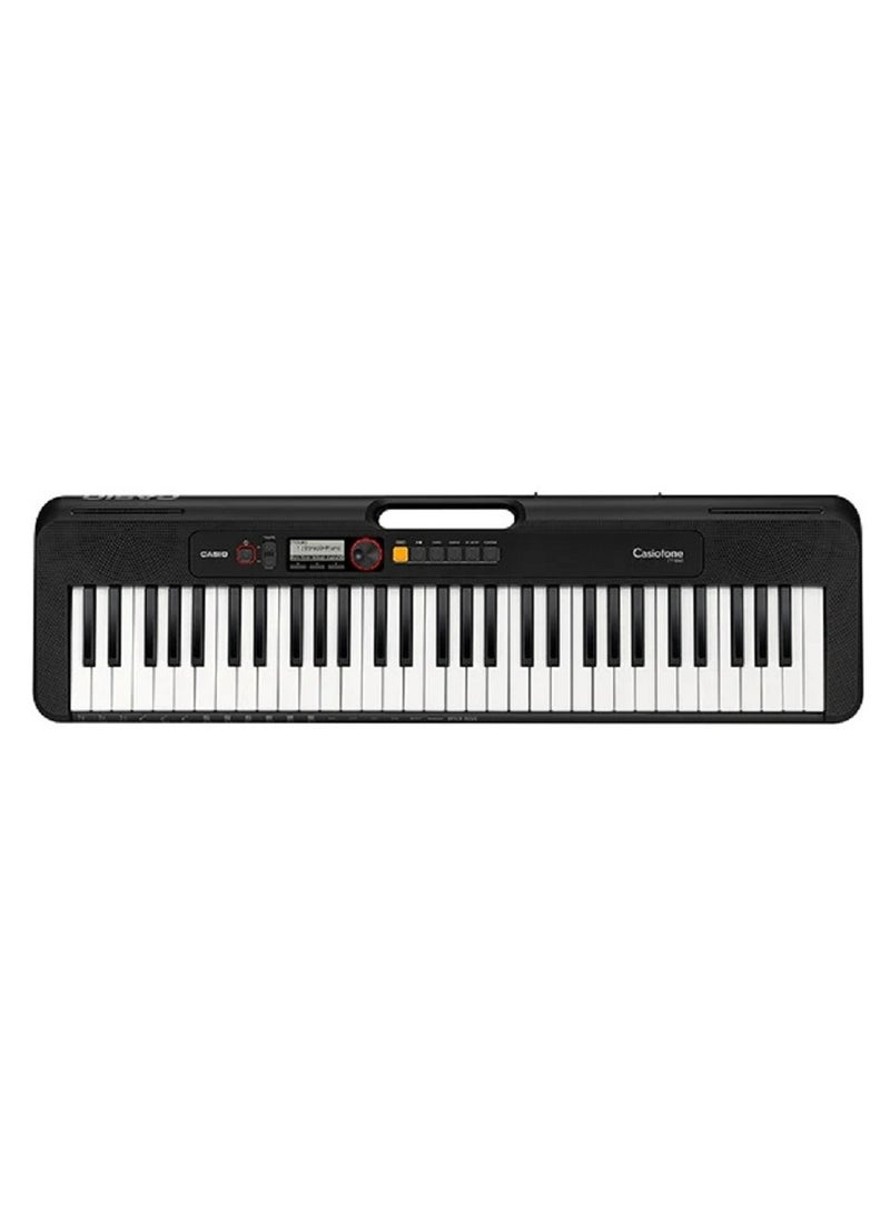 CASIO - CT-S200 Digital Piano Keyboard - Black - 61 Keys - 400 Tones - 77 Rhythms, With Power Adaptor - Image 1