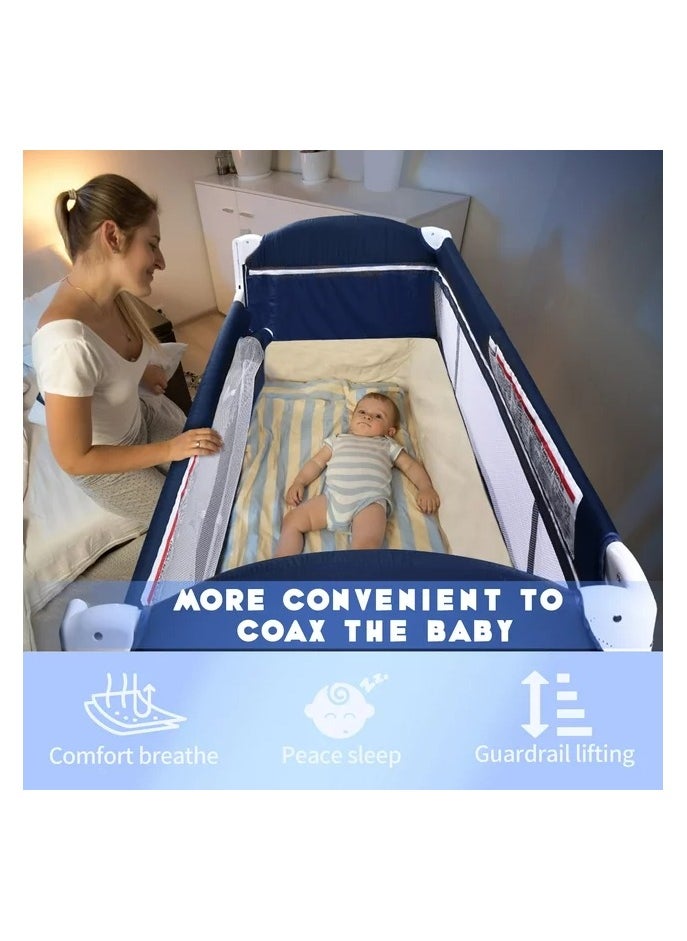 Baby Life 4 in 1 Pack and Play-Baby layer foldable bed - Baby Bedside Sleeper  - Image 4