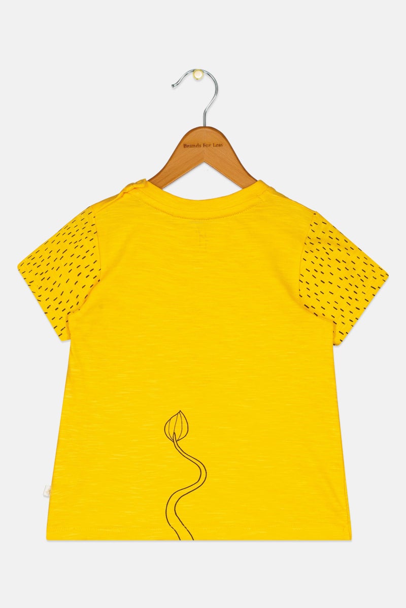 Hamleys Toddlers Boy Crew Neck Short Sleeve Graphic Print T-Shirt, Yellow - Image 3