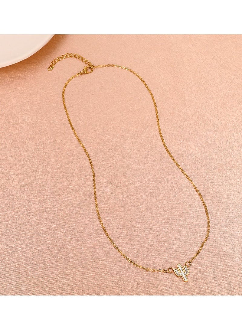 ساتينور قلادة الزركون الصبار عنصر التيتانيوم الصلب - Image 2