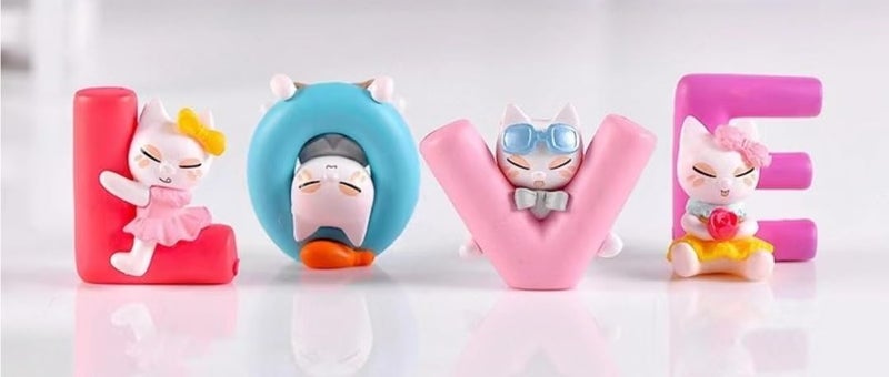 Gugzy Multicolor Polyresin Love Animated Characters Decorative Showpiece for Valentines Day for Expressing Love Best Choice for Girlfriend Boyfriend Husband Wife Multicolor - Image 2