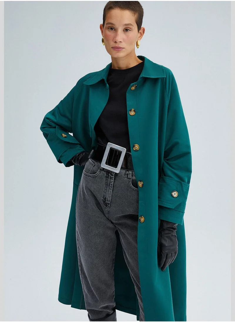 تاتشي RAGLAN SLEEVE TRENCHCOAT