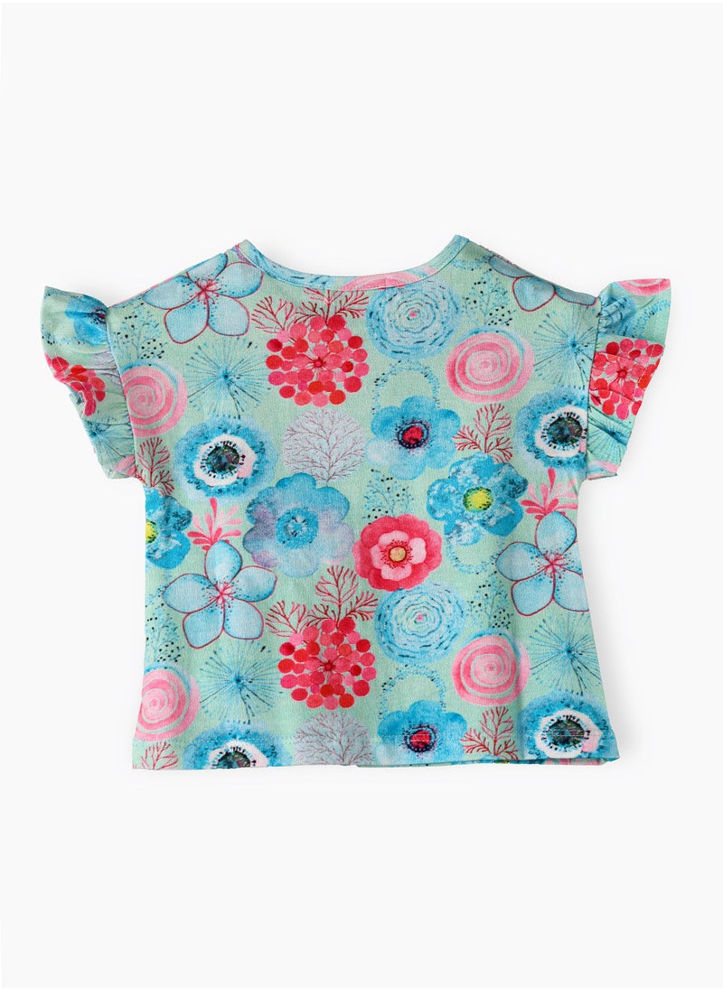 Jelliene Aop knit top  - Image 2