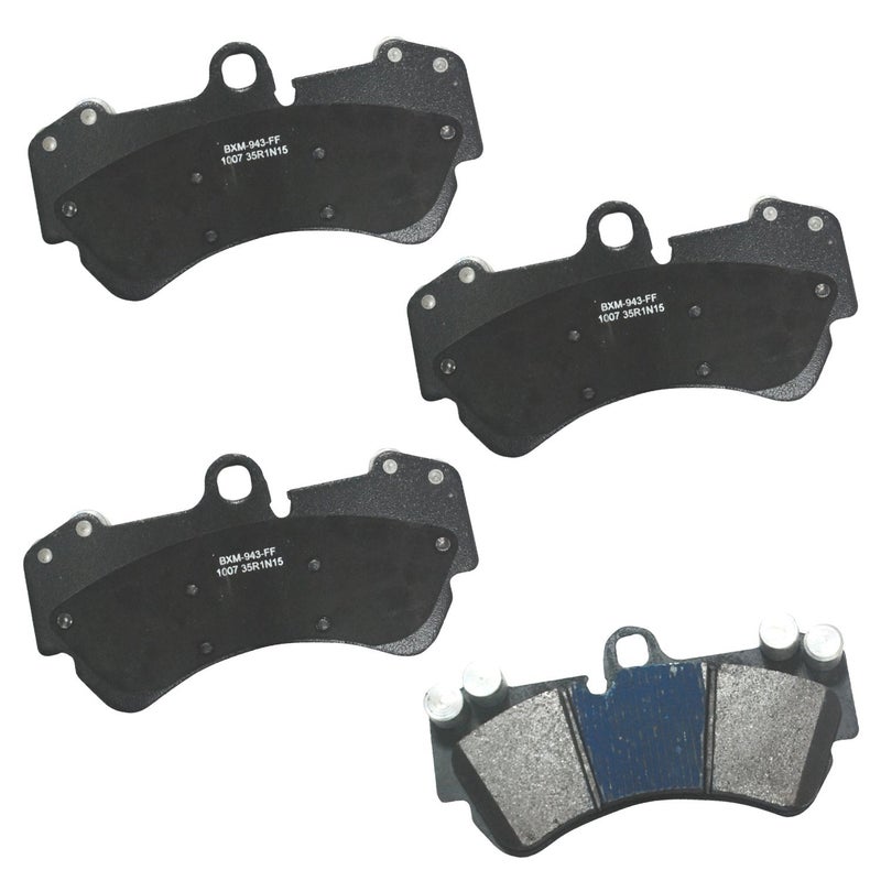 Bendix Premium SBM1007 Semi-Metallic Front Brake Pads for Mercedes-Benz G65 AMG 2014, G550 4x4 2018-2017, Porsche Cayenne 2006-2003, Cayenne 2010-2008, Volkswagen Touareg 2006-2004, Touareg 2012 - Image 4