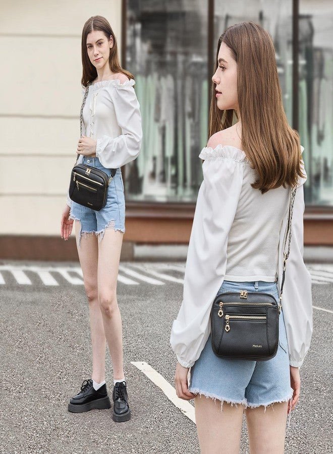 Makes Crossbody Purse for Women Small Crossbody Bags Trendy Vegan Leather with Adjustable Shoulder Straps Mothers Wife Mom Gifts - Image 3