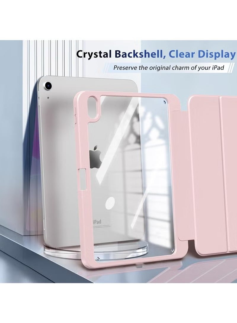 ميجوفاست حافظة لجهاز iPad (A16) الجيل الحادي عشر 11 بوصة 2025، حافظة لجهاز iPad الجيل العاشر 10.9 بوصة 2022 مع حامل قلم، غطاء حماية رفيع مع غطاء خلفي شفاف، خاصية الإيقاظ/السكون التلقائي - Image 3