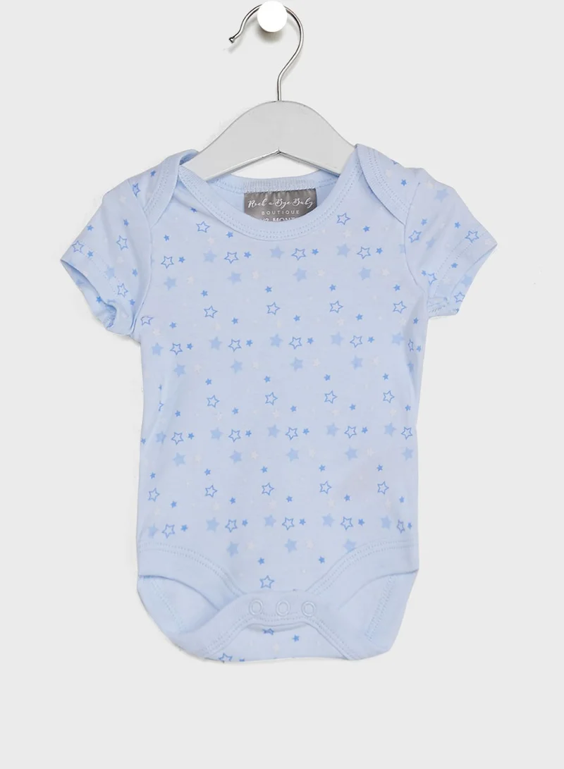 rock a bye baby Infant Bear Sleep suit Body Hat Bib Set
