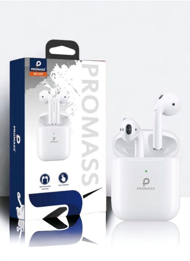 PROMASS - Original Bluetooth headset from Promas, first version, a wireless Bluetooth headset that supports wireless charging, features clear sound and noise isolation, works on all mobile phones such as iPhone - Image 1