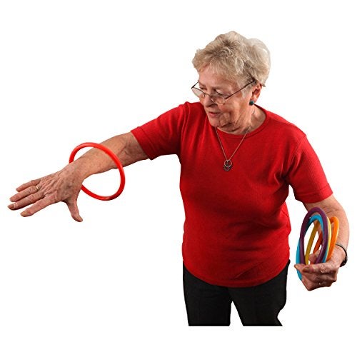 GONGE Activity Rings Multipurpose for Balance, Juggling, Throwing, Rhythmic Exercises and Gymnastics Set of 6 in Different Vibrant Colors - Image 3