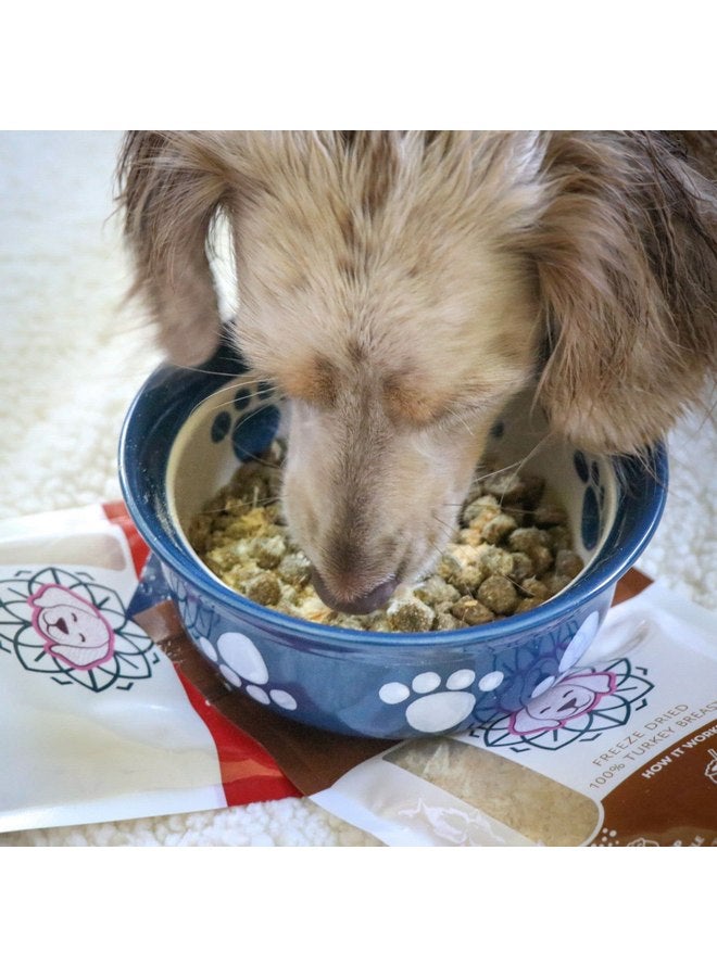 هولي غطاء طعام الكلاب المصنوع من سمك السلمون المجفف بالتجميد من هولي - مع أوميجا 3 و6 - مكون واحد، سمك السلمون البري المخصص للبشر - معزز نكهة طعام الكلاب للكلاب الانتقائية - طبيعي بنسبة 100% - 1.5 أونصة - Image 4