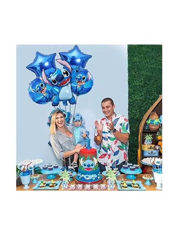 واي جيه مجموعة زينة بالونات من الألمنيوم على شكل خياطة مكونة من 5 قطع - Image 5