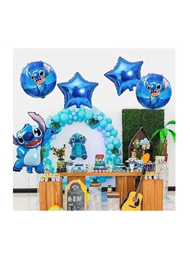 واي جيه مجموعة زينة بالونات من الألمنيوم على شكل خياطة مكونة من 5 قطع - Image 4