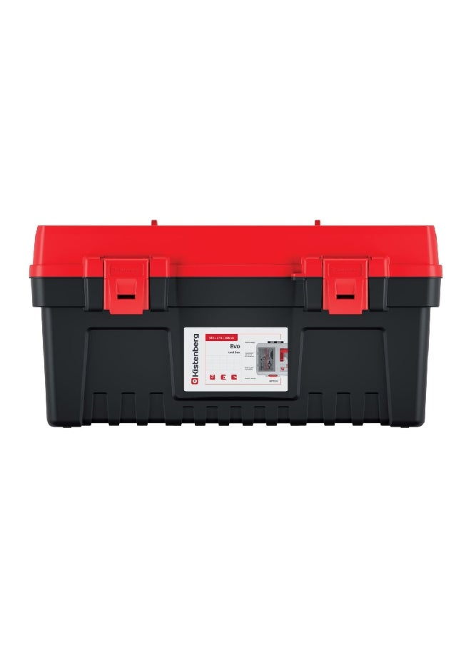 Kistenberg - EVO 55 Durable Tool Box with Removable Separators Black and Red 28.6 x 27.4 x 54.8 cm KEV5530-3020 - Image 1