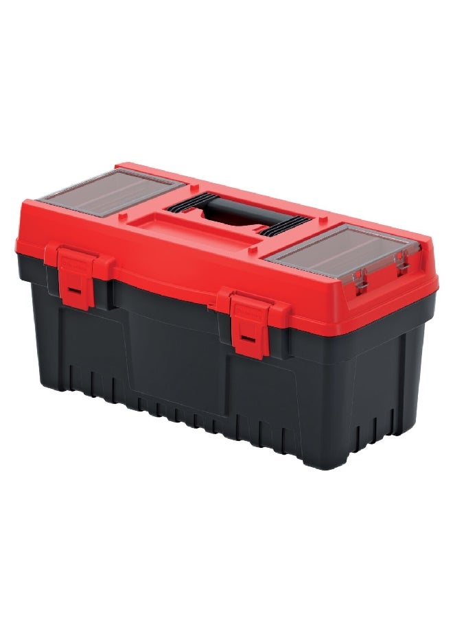 Kistenberg - EVO 55 Durable Tool Box with Removable Separators Black and Red 28.6 x 27.4 x 54.8 cm KEV5530-3020 - Image 1