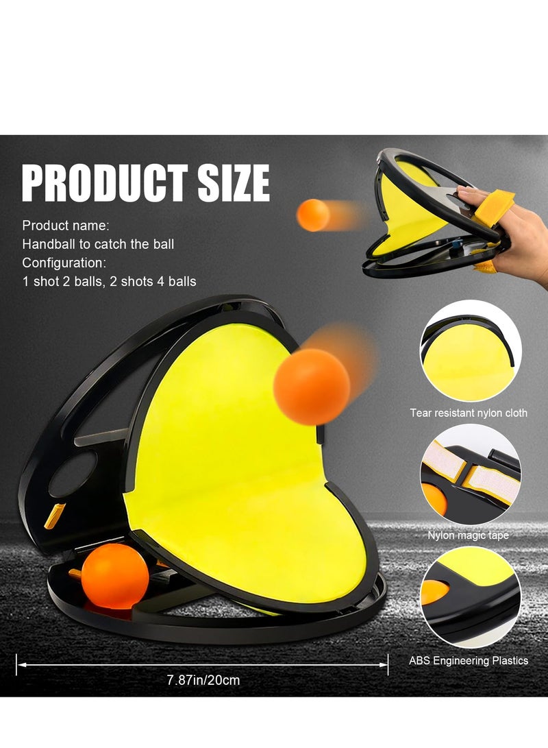 6PCToss and Catch Game Set, 2 catches rackets and 4 balls，Indoor Ball Catch Toy For Kids, Funny Grip Throwing Game Toy, Interactive Children Ball Catcher Set, Garden Games for Family Party Yard Home  - Image 4