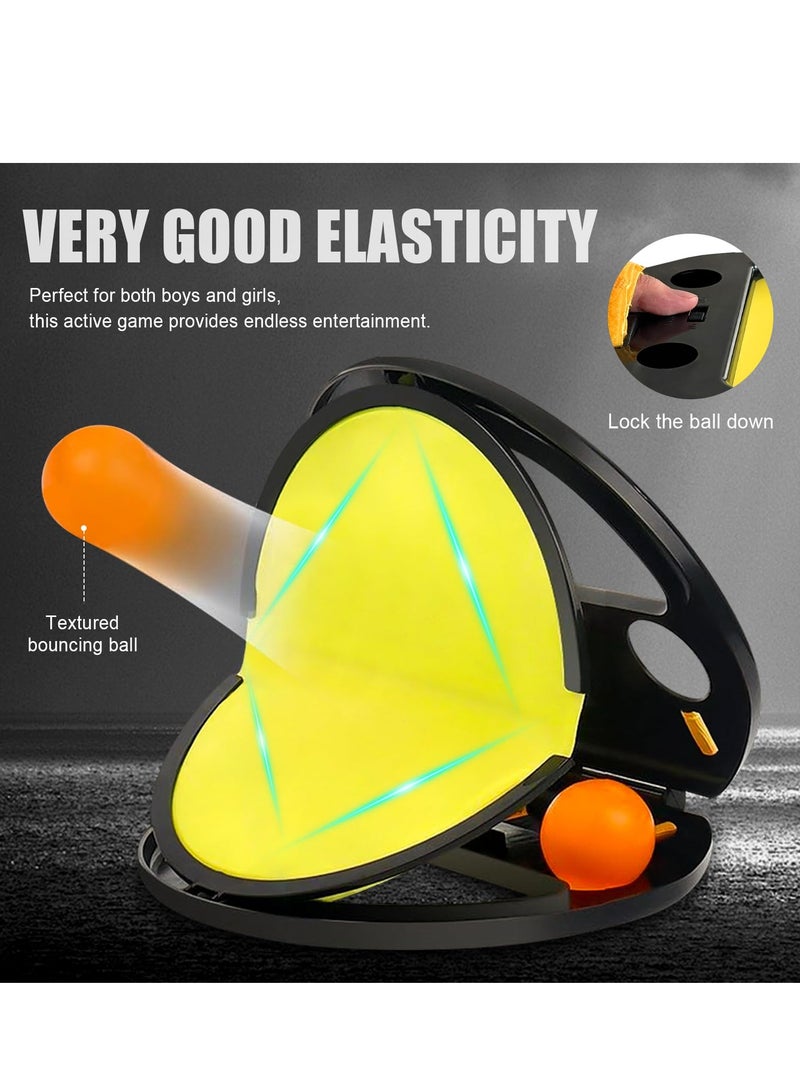 6PCToss and Catch Game Set, 2 catches rackets and 4 balls，Indoor Ball Catch Toy For Kids, Funny Grip Throwing Game Toy, Interactive Children Ball Catcher Set, Garden Games for Family Party Yard Home  - Image 2