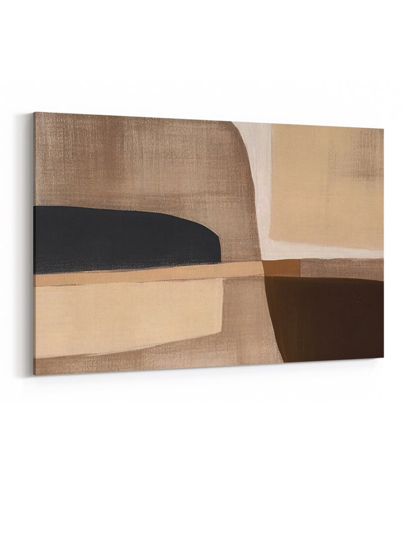 لوحة كانفاس على إطار خشبي بتصميم نمط فني عصري - Image 4