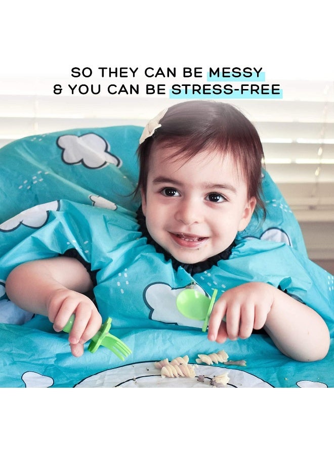 grabease Grabease Allover Waterproof Bib for Self-Feeding Babies and Toddlers 6-24 Mos.  - Image 5