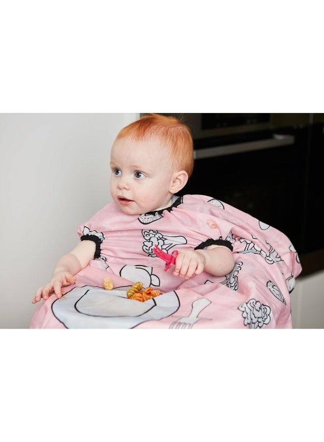 grabease Grabease Allover Waterproof Bib for Self-Feeding Babies and Toddlers 6-24 Mos.  - Image 2