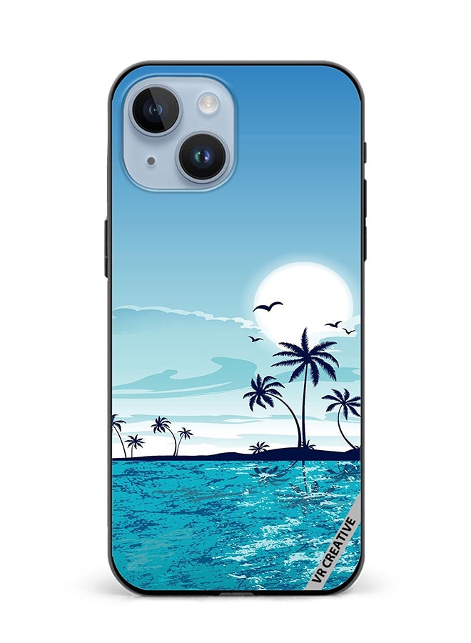 VR CREATIVE Protective Case Cover For Apple iPhone 15 Nature Design Multicolour - Image 1