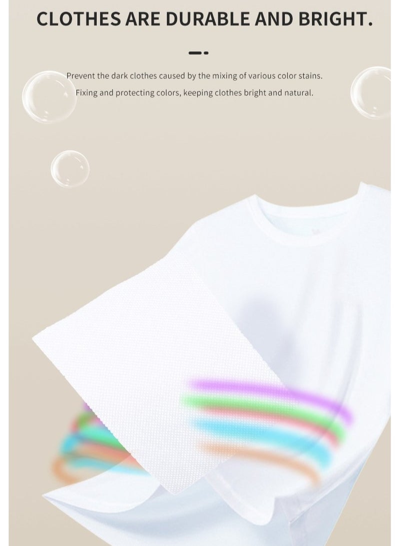 Generic 250PCS Mixed Washing Of Clothes To Prevent Staining,Anti-cross Dyeing,Fabric Color Absorb Sheet 50PCS*5  - Image 5