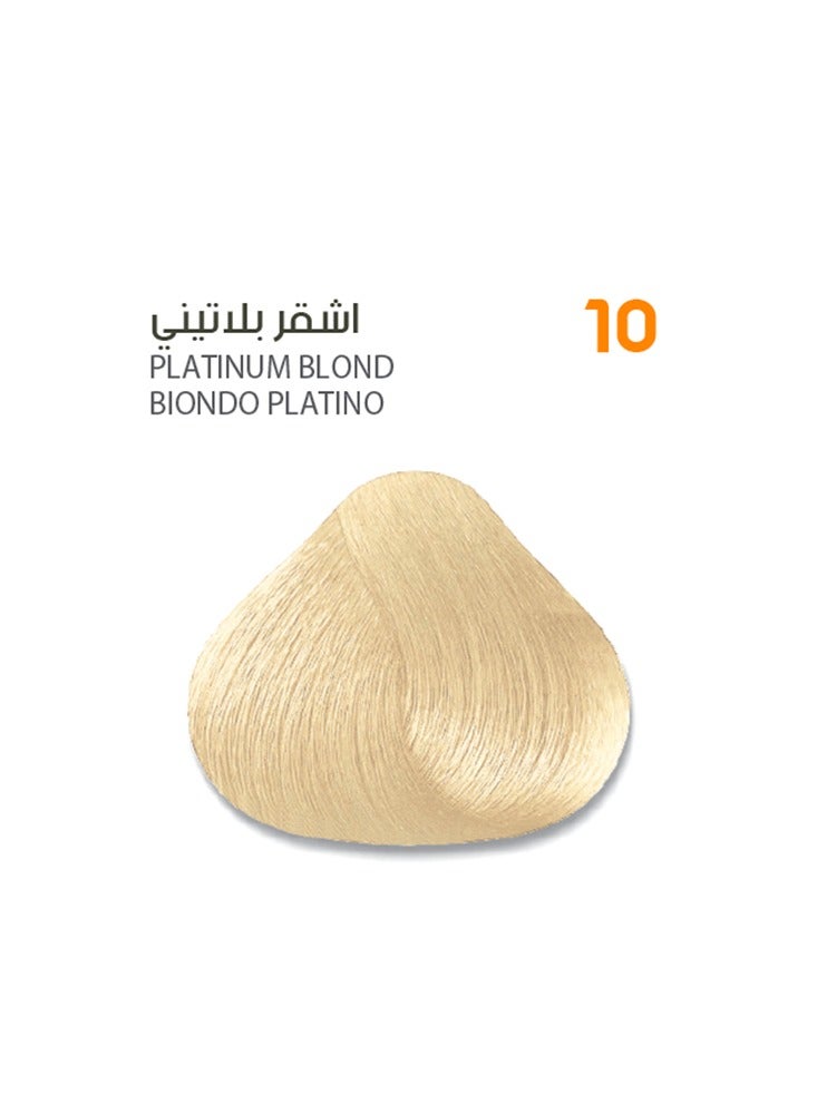SAVOO Hair Color Cream #10 Platinum Blond – Permanent Hair Dye with Oil Plex & Botanical Extracts | 100ml | Extra Light Blond with Cool Neutral Tones | 100% Grey Coverage - Image 1