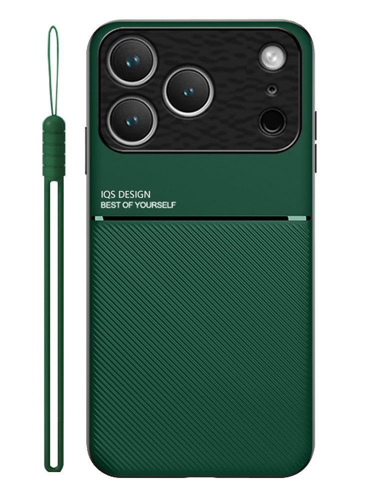ICARLUS Case for iPhone 17 Pro Max Magnetic Cover Dark Green - Image 1