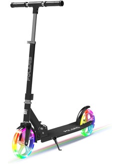 LIT Polaris Lava LED Light Up 2-Wheel Folding Alloy Kick Scooter for Kids  - Image 1