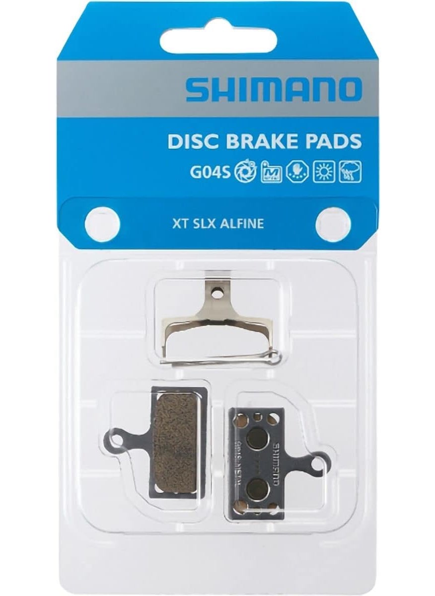 SHIMANO Shimano G04S Metal Disc Brake Pad and Spring for XTR M9020 M985 XT M8000  - Image 4