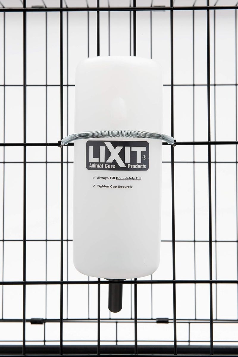 Lixit Non sticky surface Wide Mouth Water Bottles for Large and Small Dogs (32oz Large Dog, White) Global standard processed material - Image 2