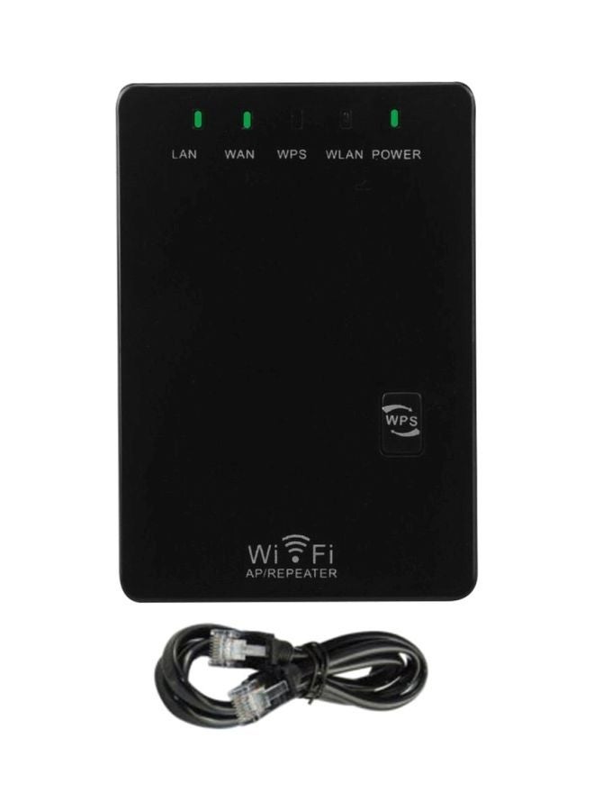 WiFi Signal Range Booster Repeater Black  - Image 1