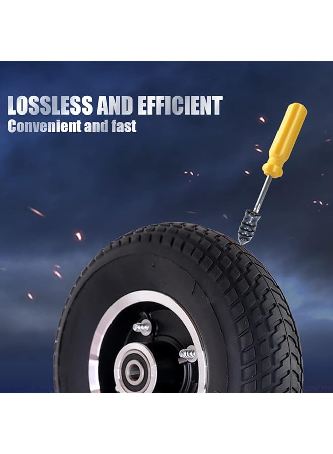 24Pcs Car Puncture Repair Nail Self-Service Tire Repair Fast Repair Tool Tubeless Tire Repair Rubber Nails Kit Car Tire Puncture Emergency Repair Kit Puncture Repair Nail For Bike Motorcycle Car - Image 3