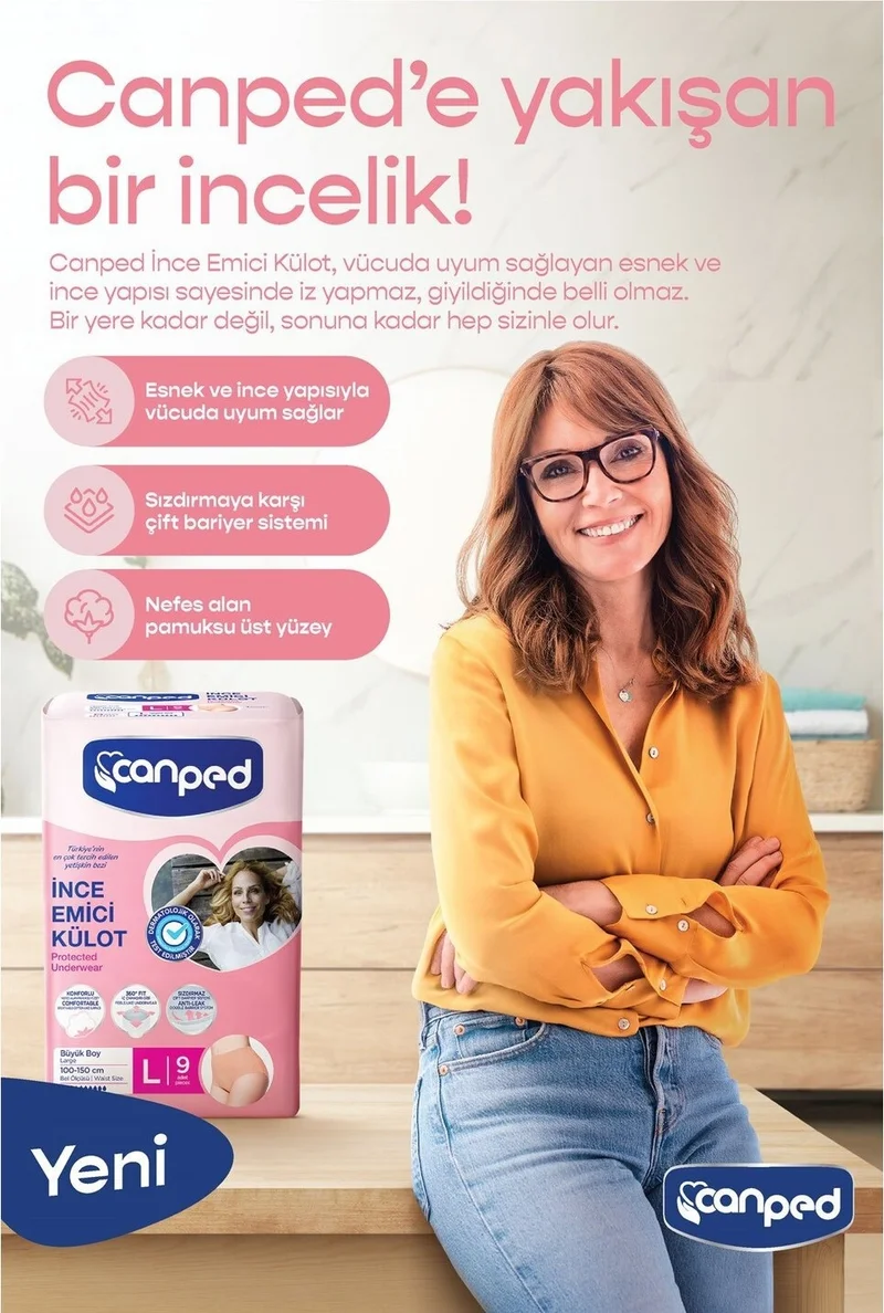 كانبد  Thin Maternity Panties Medium (M) 30 Pieces (3 Packs of 10)