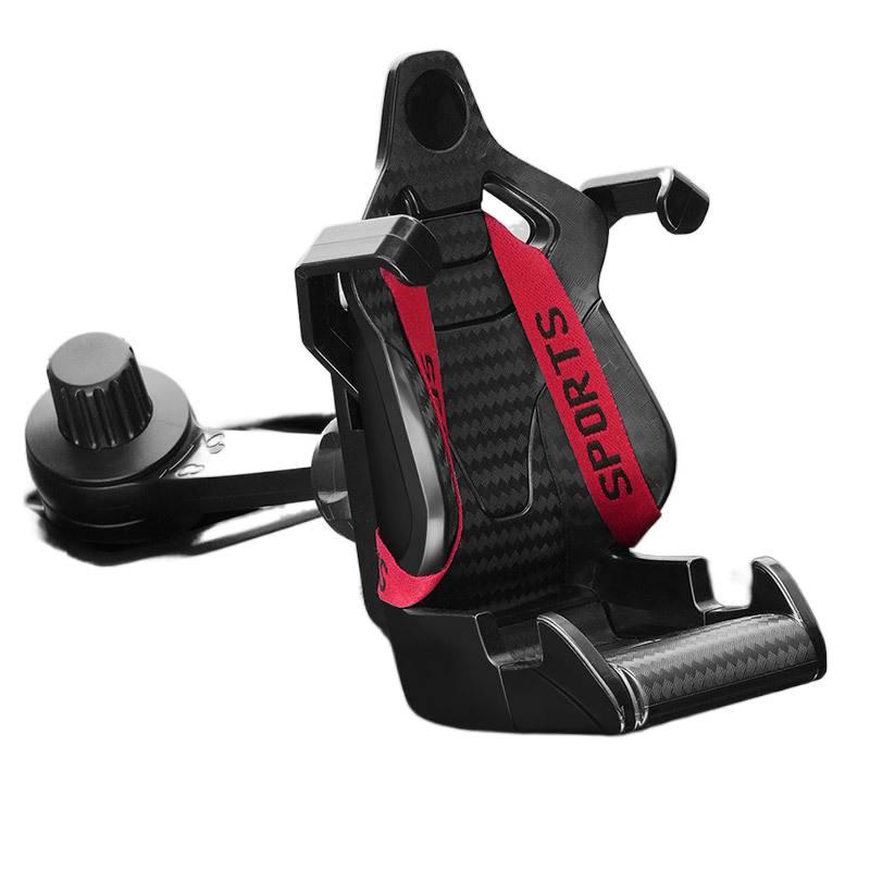 Secure Grip Car Phone Holder with Riding Mount for Riding and Navigation for Universal Fit in Yellow - Image 2
