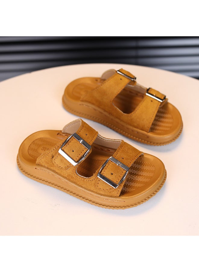 Sandals For Boys, Summer Non-slip And Wear-resistant Sandals For Small And Medium-sized Children, Thick-soled Beach Shoes For 1-6 Years Old, Drop Shipping