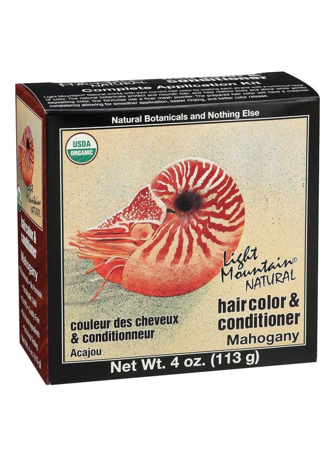 Light Mountain Natural Hair Color 3 Piece Mahogany 12 Ounce - Image 2