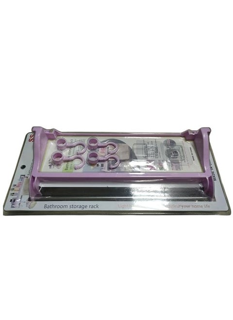Strong Suction Adhesive Bathroom Shelf with Double sided tape and Towel