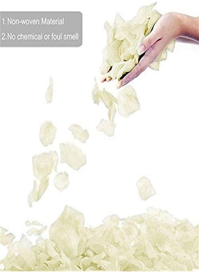 ORiTi - 1000-Piece Artificial Silk Rose Petals Romantic - White - Image 1