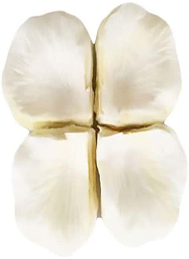 ORiTi - 1000-Piece Artificial Silk Rose Petals Romantic - White - Image 1
