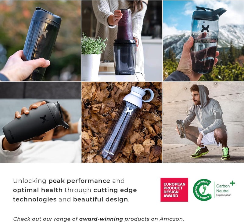 PROMIXX Form Sports Water Bottle - Premium Bpa Free Water Bottle For Fitness Sports & Outdoors - Sustainable Drinks Bottle With Measurement Markers And Leakproof Lid - 760Ml / 26Oz (Midnight Blue) - Image 5