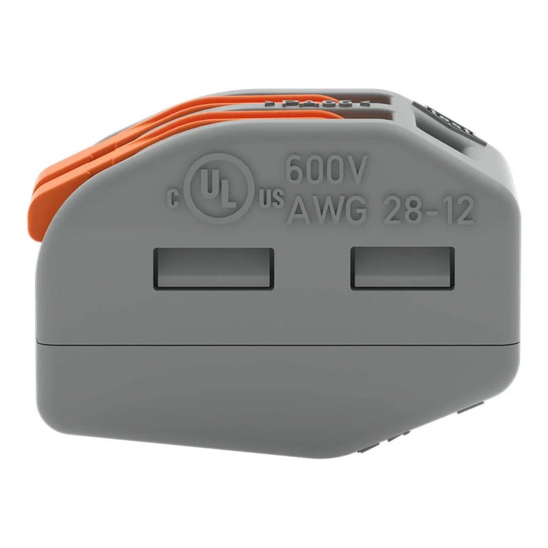 Wago 222-412 LEVER-NUTS 2 Conductor Compact Connectors 100 PK - Image 5