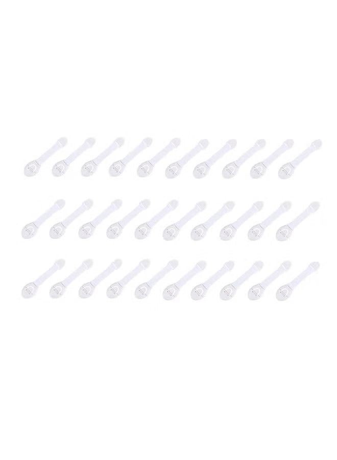 أوريتي 30 قطعة الأطفال قفل الأبواب الأمان أقفال دائم مجموعة مع تصميم مشبك - Image 2