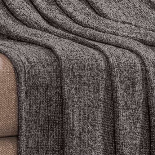 Sleepyhead Premium Soft Chenille Throw Blanket for Sofa, Couch, Chair & Bed (72"x48") Grey | Cozy Decorative Throw | Plush, Lightweight & Stylish Home Accent - Image 2